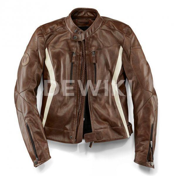 Мужская кожаная мотокуртка BMW Motorrad DoubleR, Brown Мужская кожаная мотокуртка BMW Motorrad DoubleR, Brown