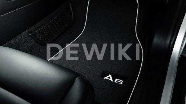 Комплект велюровых ковриков в салон Audi A6 (C7)