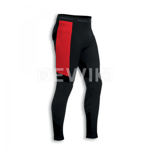 Мужские термоштаны Ducati Warm Up, Black/Red Мужские термоштаны Ducati Warm Up, Black/Red