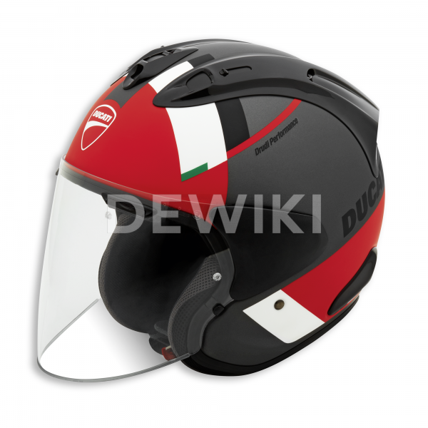 Мотошлем Ducati D-Attitude, Black/Red