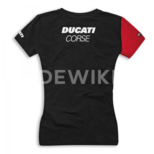 Женская футболка Ducati DC Track