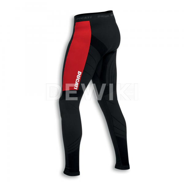 Мужские термоштаны Ducati Warm Up, Black/Red Мужские термоштаны Ducati Warm Up, Black/Red
