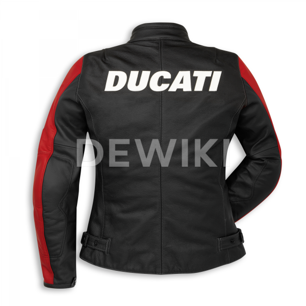 Женская кожаная мотокуртка Ducati Company C3
