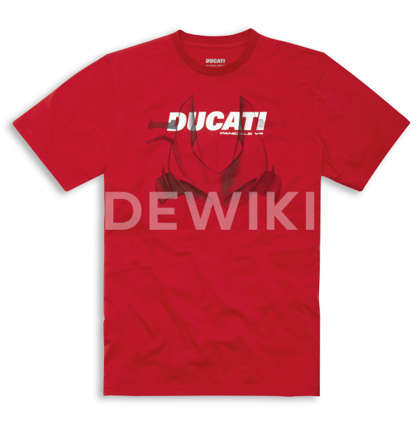 Мужская футболка Ducati V4 Eyes, Red