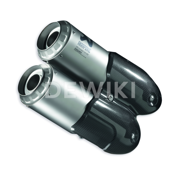 Титановый глушитель Akrapovic Ducati SuperSport Титановый глушитель Akrapovic Ducati SuperSport