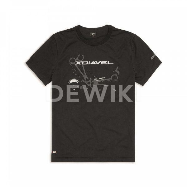 Мужская футболка Ducati Iron Dream, Black Мужская футболка Ducati Iron Dream, Black