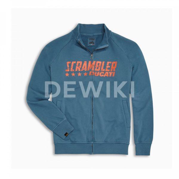 Мужская толстовка Ducati Blue Star Scrambler Мужская толстовка Ducati Blue Star Scrambler
