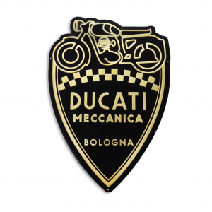 Металлический знак Ducati Shield