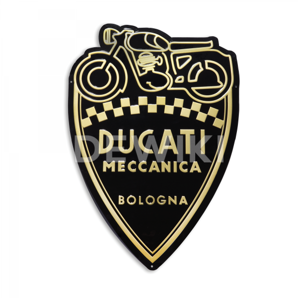 Металлический знак Ducati Shield Металлический знак Ducati Shield