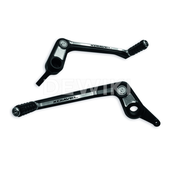 Комплект рычага заднего тормоза и рычага переключения передач Ducati XDiavel Комплект рычага заднего тормоза и рычага переключения передач Ducati XDiavel