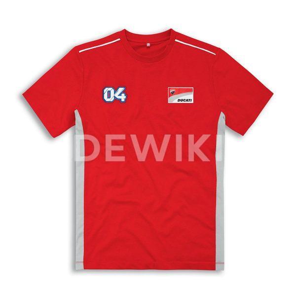 Мужская футболка Ducati Corse D04, Red Мужская футболка Ducati Corse D04, Red