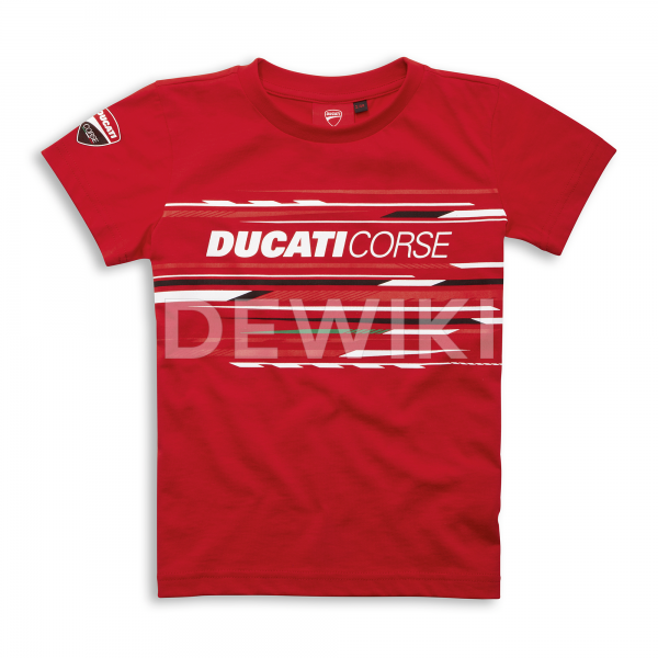 Детская футболка Ducati Corse Sport, Red Детская футболка Ducati Corse Sport, Red