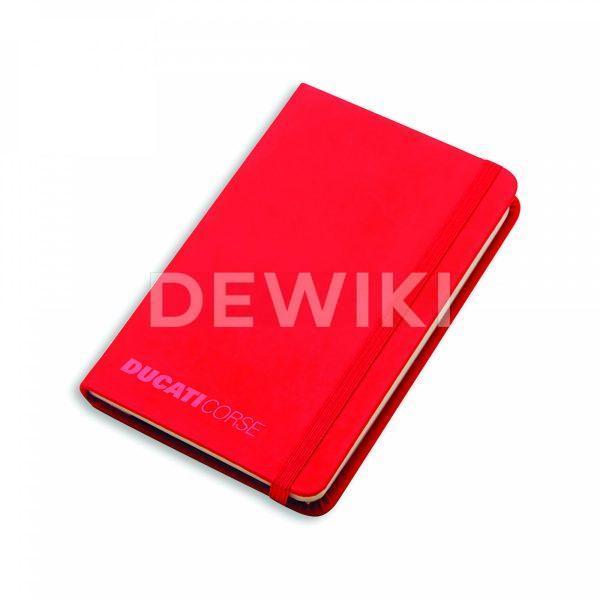 Блокнот Ducati Corse, 9x14 см Блокнот Ducati Corse, 9x14 см