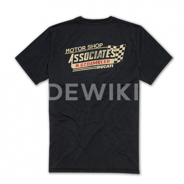 Мужская футболка Motor Shop Ducati Scrambler Мужская футболка Motor Shop Ducati Scrambler