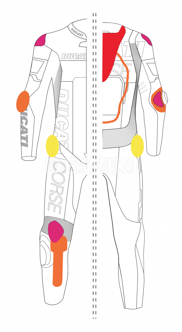 Мужской гоночный мотокостюм Ducati Corse C5 Мужской гоночный мотокостюм Ducati Corse C5