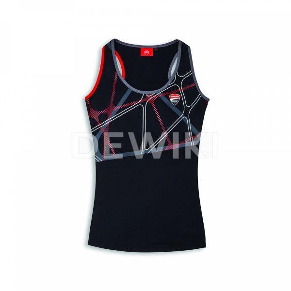 Женская майка Ducati Corse Power Singlet, Black Женская майка Ducati Corse Power Singlet, Black