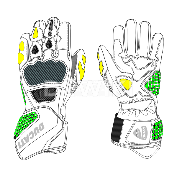 Мотоперчатки Ducati Corse С3, Black Мотоперчатки Ducati Corse С3, Black