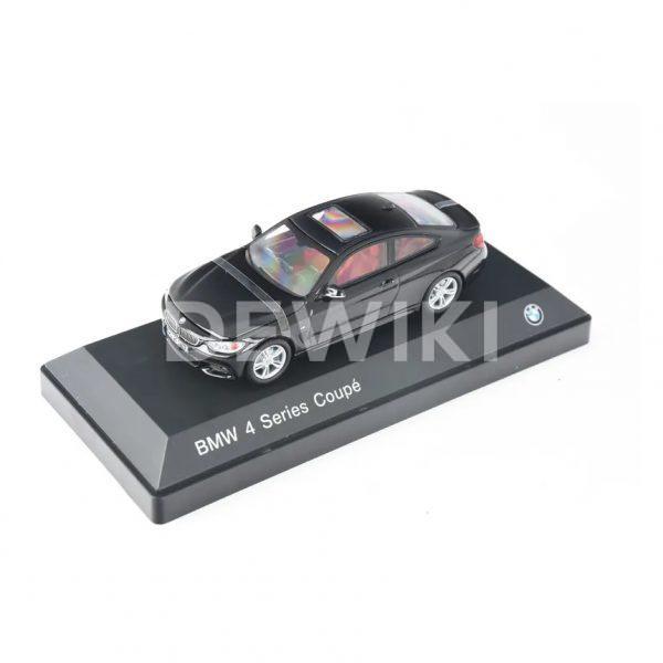 Миниатюрная модель BMW 4 серии Coupe, Black Sapphire, масштаб: 1:43 Миниатюрная модель BMW 4 серии Coupe, Black Sapphire, масштаб: 1:43