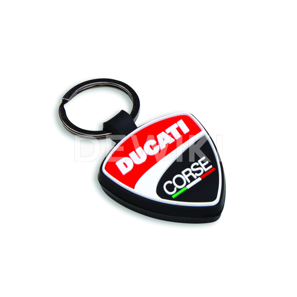 Резиновый брелок Ducati Corse Shield Резиновый брелок Ducati Corse Shield
