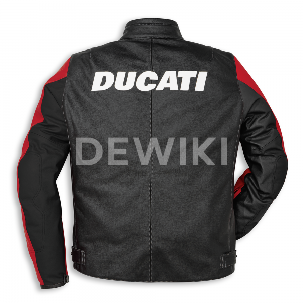 Мужская кожаная мотокуртка Ducati Company C3