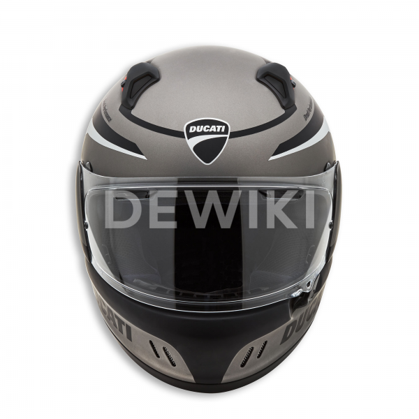 Мотошлем Ducati Black Steel, Grey Мотошлем Ducati Black Steel, Grey