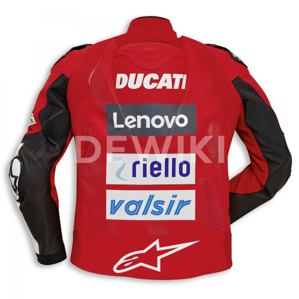 Мужская кожаная куртка Replica Ducati Team 19