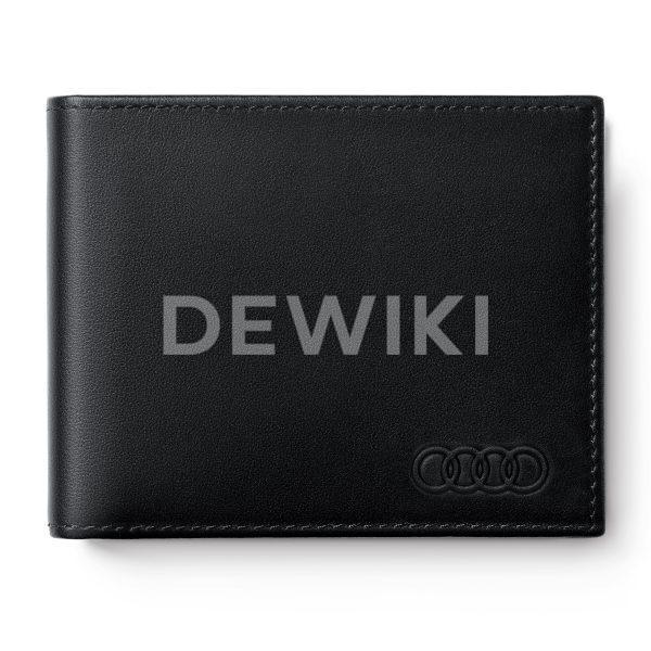 Мужской кожаный мини-кошелек Audi, Black Мужской кожаный мини-кошелек Audi, Black