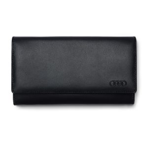 Женский кожаный кошелек Audi, Black