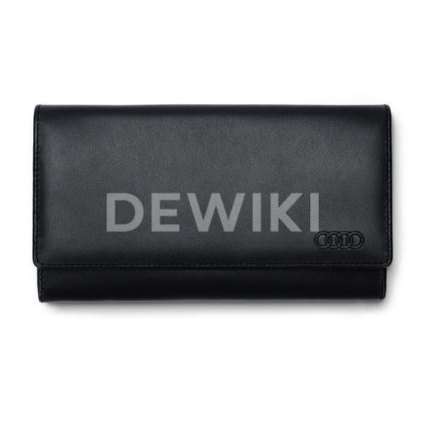 Женский кожаный кошелек Audi, Black Женский кожаный кошелек Audi, Black