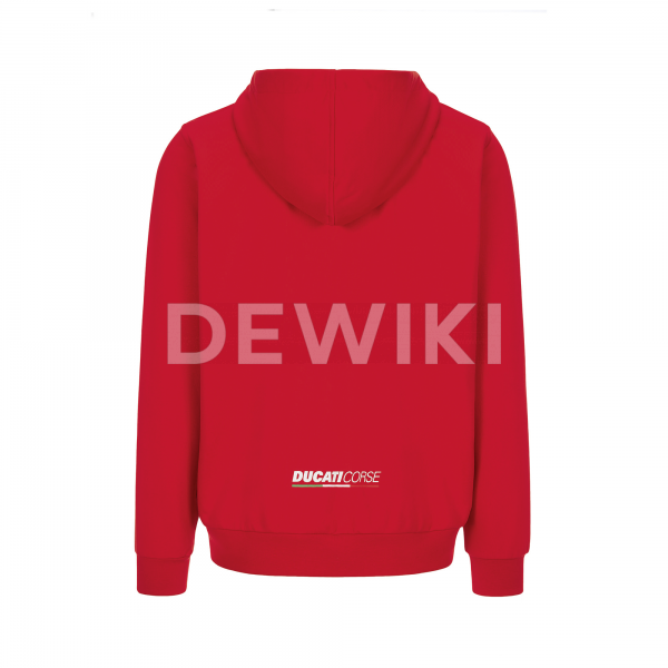 Мужская толстовка D09 Ducati, Red Мужская толстовка D09 Ducati, Red