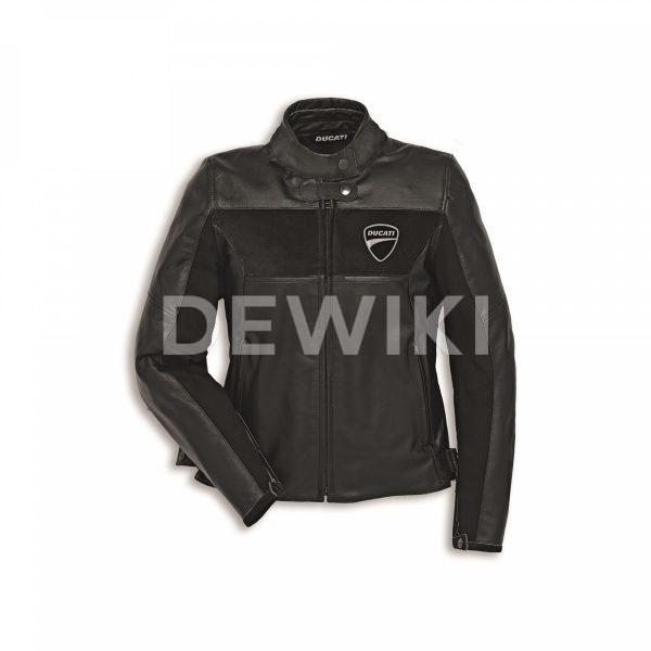 Женская кожаная мотокуртка Ducati Company C2, Black Женская кожаная мотокуртка Ducati Company C2, Black
