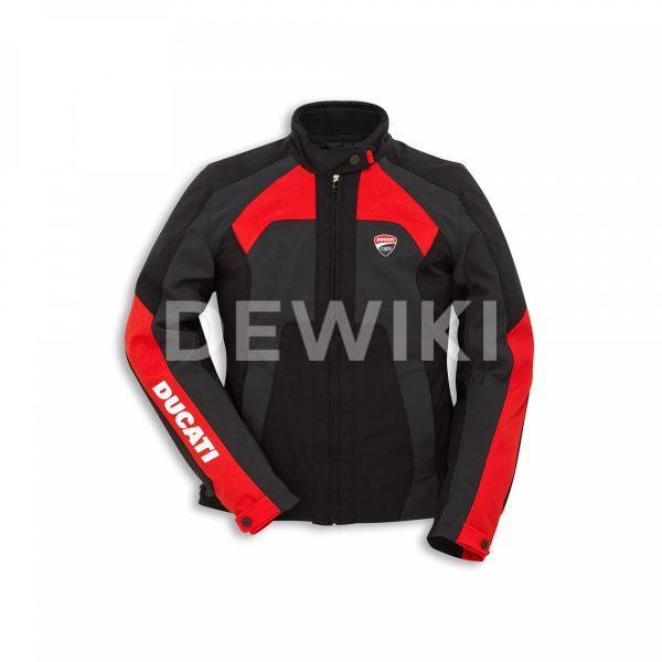 Женская текстильная мотокуртка Ducati Corse C3, Black/Red Женская текстильная мотокуртка Ducati Corse C3, Black/Red