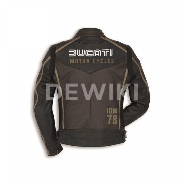 Женская кожаная куртка Ducati IOM C1, Black