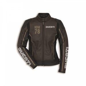 Женская кожаная куртка Ducati IOM C1, Black