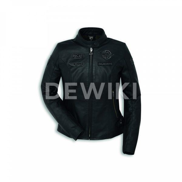 Женская кожаная мотокуртка Ducati Heritage C1, Black Женская кожаная мотокуртка Ducati Heritage C1, Black