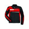 Мужская кожаная куртка Ducati Speed ​​Evo C1, перфорированная, Black/Red