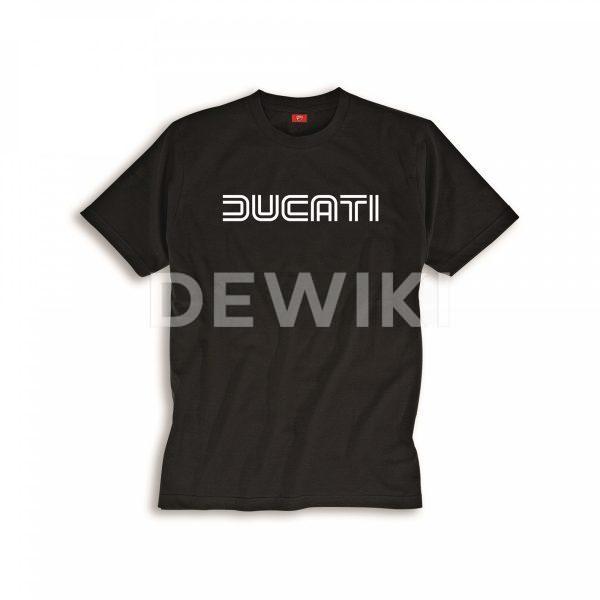 Мужская футболка Ducati Ducatiana 80-х, Black