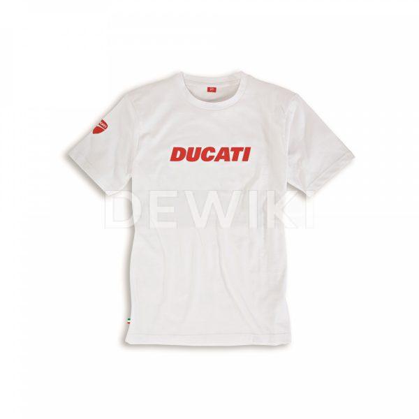 Мужская футболка Ducati Ducatiana 2, White Мужская футболка Ducati Ducatiana 2, White