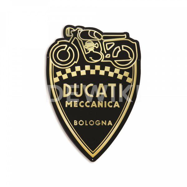 Металлический знак Ducati Shield