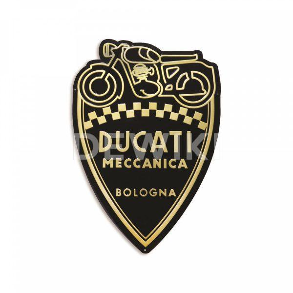 Металлический знак Ducati Shield Металлический знак Ducati Shield