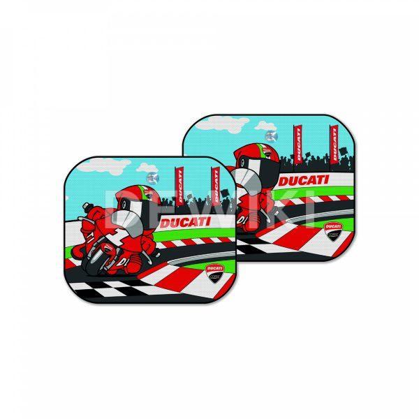 Солнцезащитные козырьки (пара) Cartoon Ducati Corse Солнцезащитные козырьки (пара) Cartoon Ducati Corse