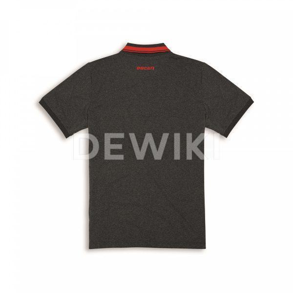 Мужская рубашка-поло с короткими рукавами Ducati D-Attitude Мужская рубашка-поло с короткими рукавами Ducati D-Attitude