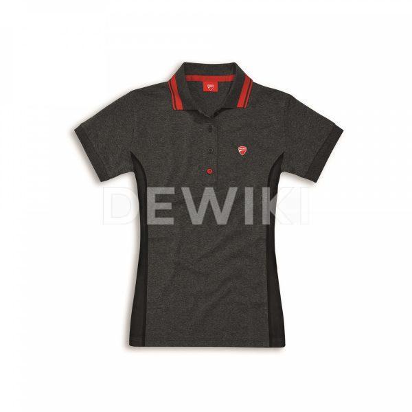 Женская рубашка-поло с короткими рукавами Ducati D-Attitude Женская рубашка-поло с короткими рукавами Ducati D-Attitude