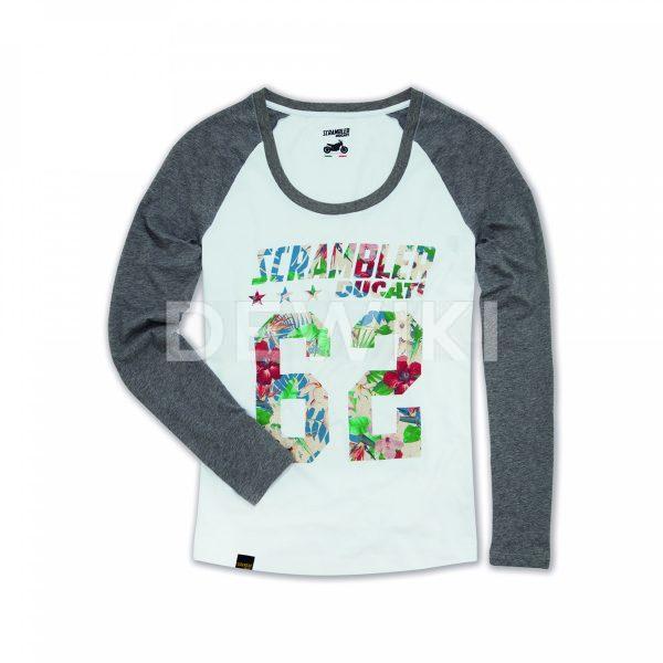 Женская футболка с длинными рукавами Ducati Hawaiian 62 Женская футболка с длинными рукавами Ducati Hawaiian 62