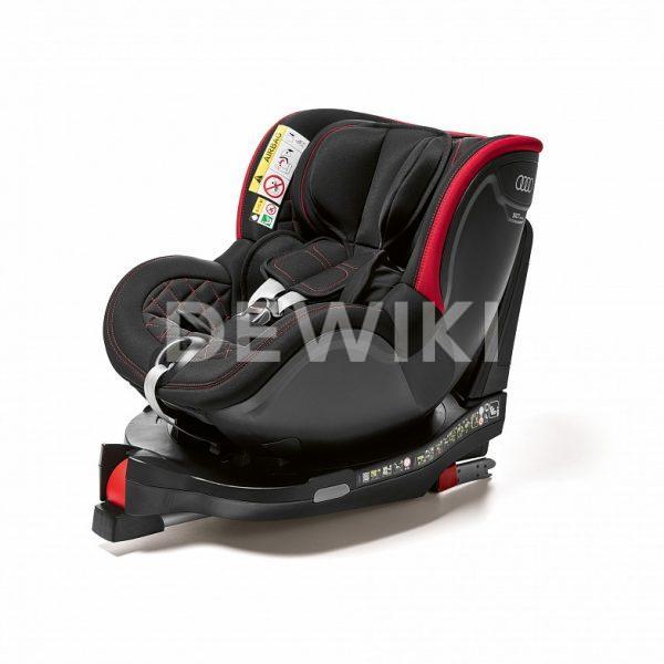 Детское автокресло Audi  Dualfix I-SIZE, black/red Детское автокресло Audi  Dualfix I-SIZE, black/red