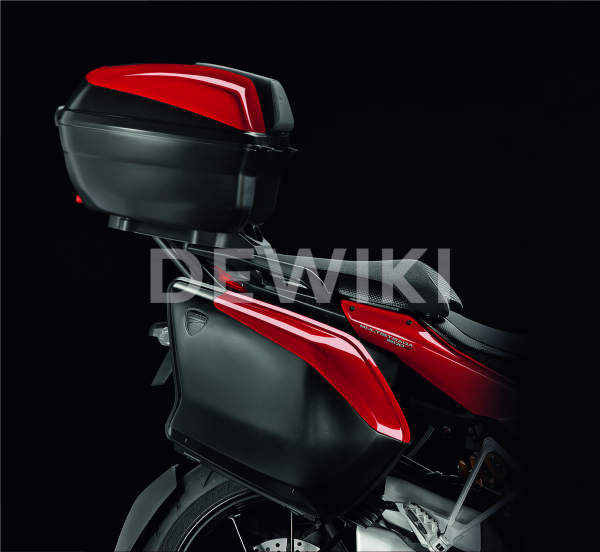 Центральный кофр (топкейс) Ducati Multistrada 1200, Red Центральный кофр (топкейс) Ducati Multistrada 1200, Red