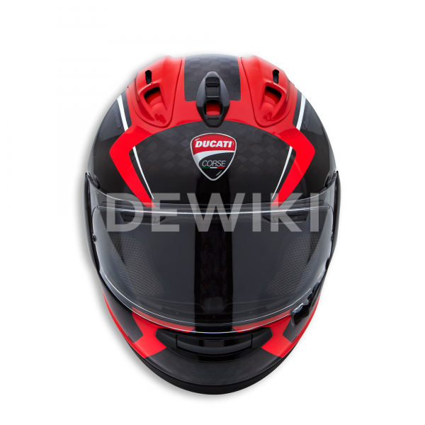 Мотошлем Ducati Corse Carbon 2, Black/Red