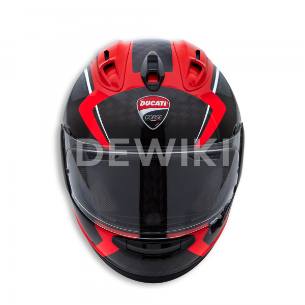 Мотошлем Ducati Corse Carbon 2, Black/Red Мотошлем Ducati Corse Carbon 2, Black/Red