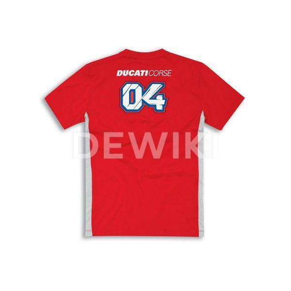 Мужская футболка Ducati Corse D04, Red