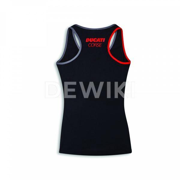 Женская майка Ducati Corse Power Singlet, Black Женская майка Ducati Corse Power Singlet, Black